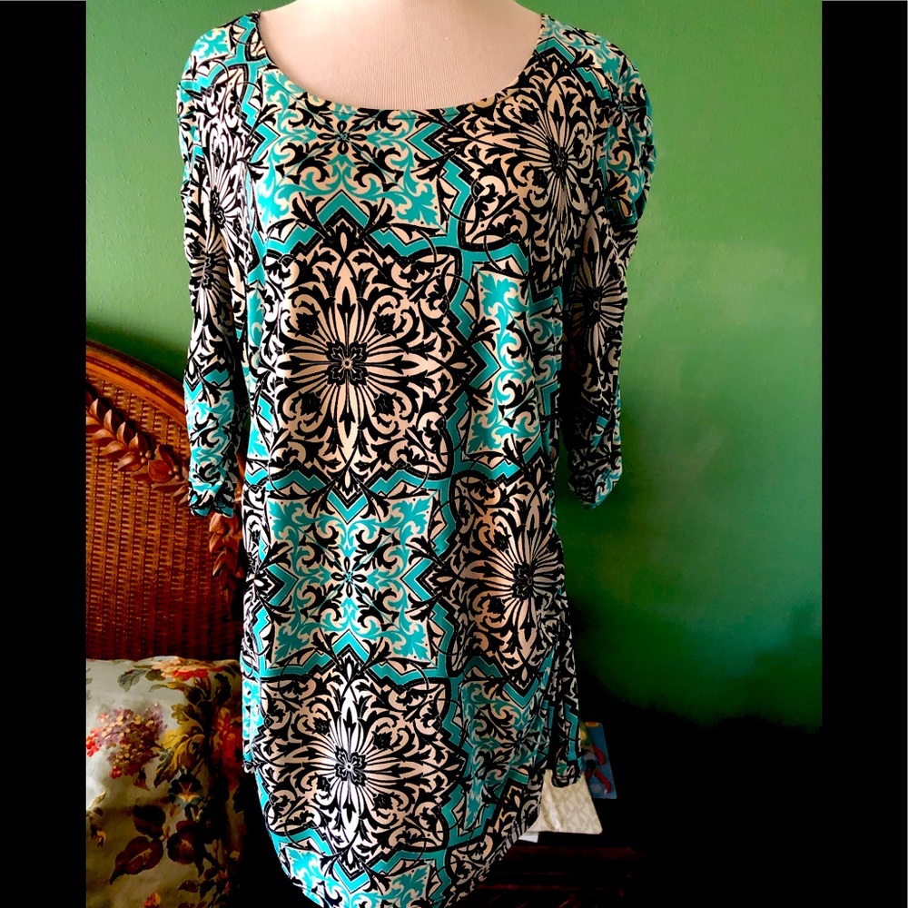 Alfani Ruched Sides & Sleeves Blouse NWOT